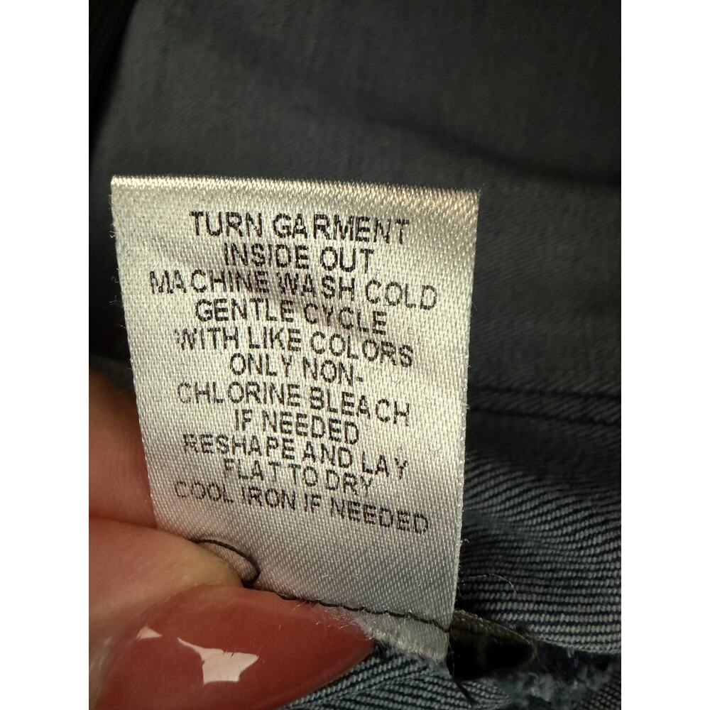 Coco + Carmen Distressed Buffalo Plaid Patch Skinny Jeans – Size Small - Picture 4 of 11